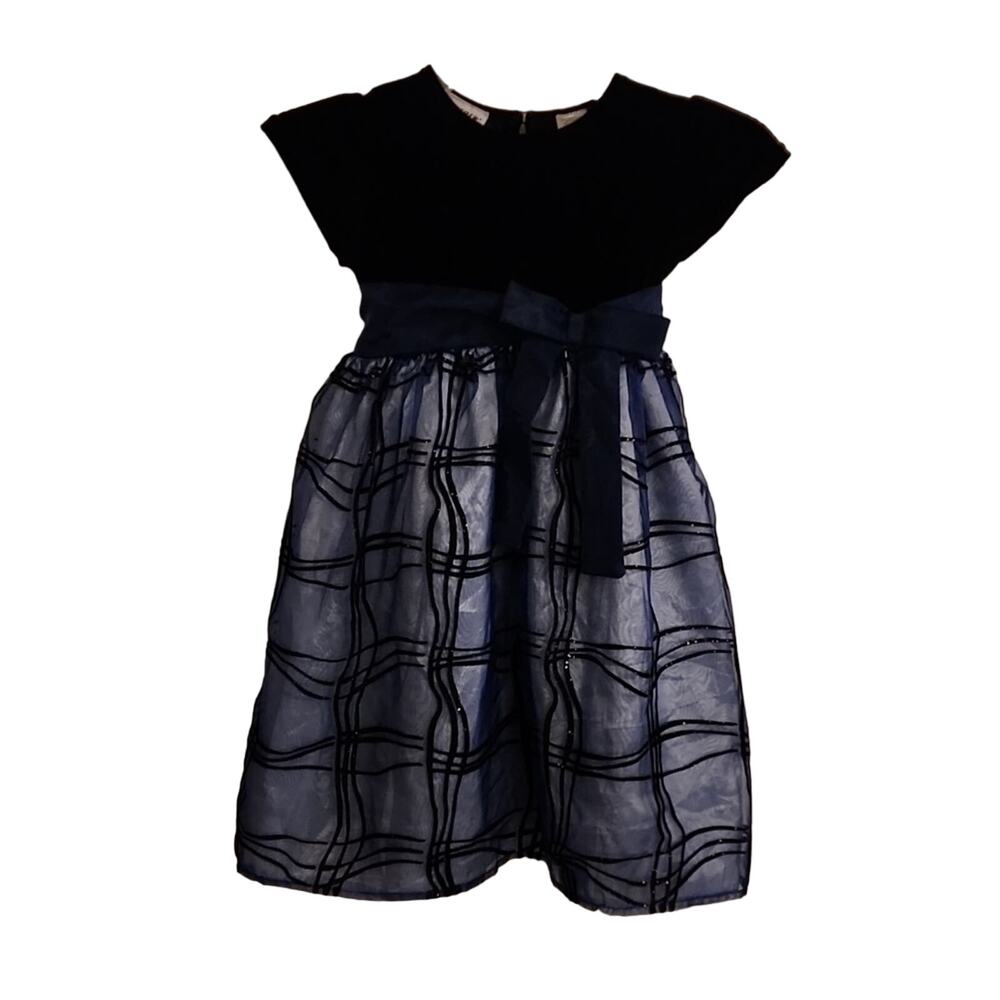 Blueberi Boulevard Dark Blue Sparkly Dress